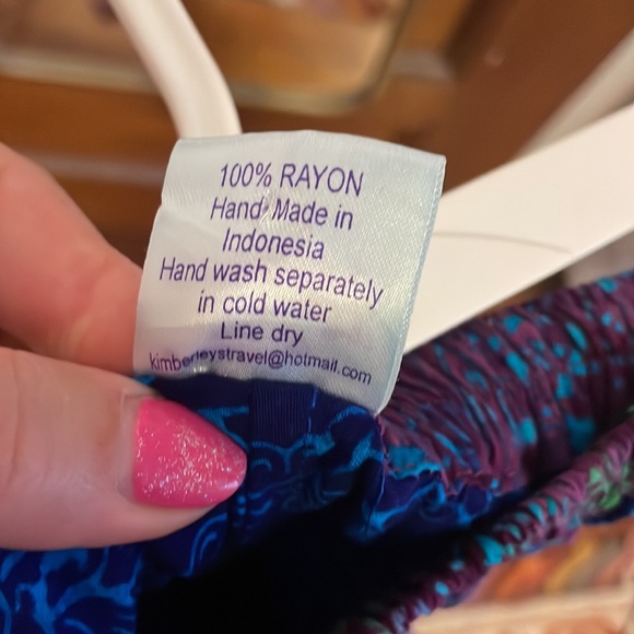 Kimberley’s Travels Batik Capri Loose Pant XL - Picture 13 of 13